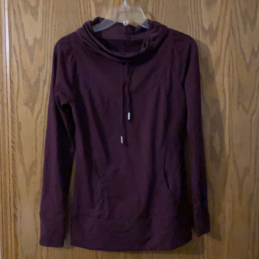 Prana Cornelia Pullover Cowl Neck Top Small